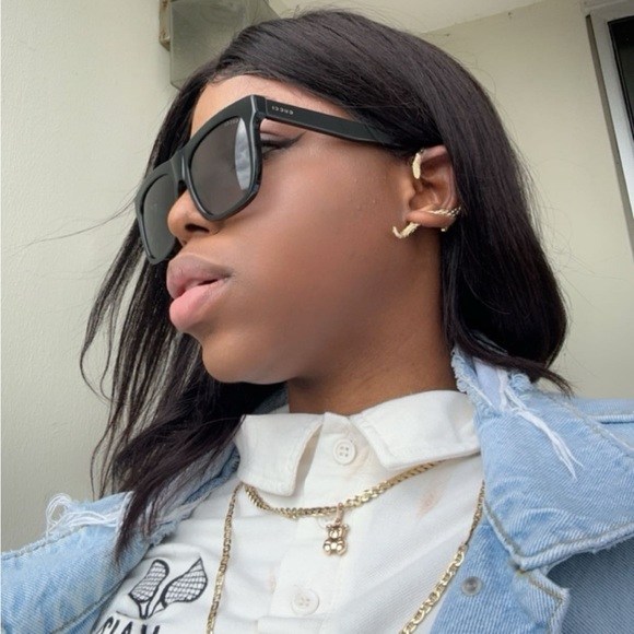 💯 - New Authentic Gucci Grey Rectangular Sunglasses GG0158SN 001 - Picture 5 of 15